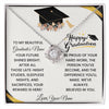 [ALMOST SOLD OUT] To My Beautiful Girl-Celebrating Your Graduation Success- Love Knot Necklace