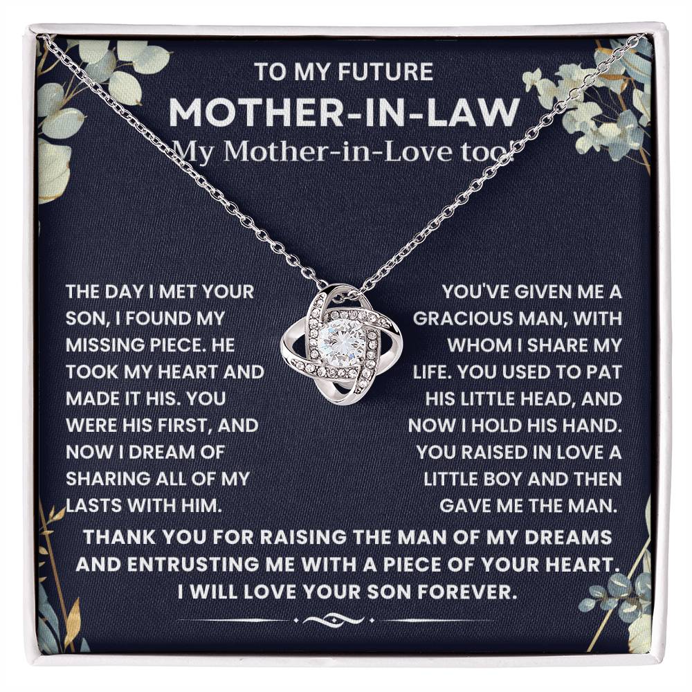 To My Future Mother In Love - Thank You for Raising The Man of My Dreams - Necklace