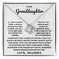 To My Granddaughter - You Are Smart And Capable of Achieving Anything - Necklace