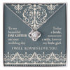 Daughter Wedding-Always Love You-Loveknot Necklace