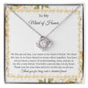 Maid of Honor-Share This Day-Loveknot Necklace