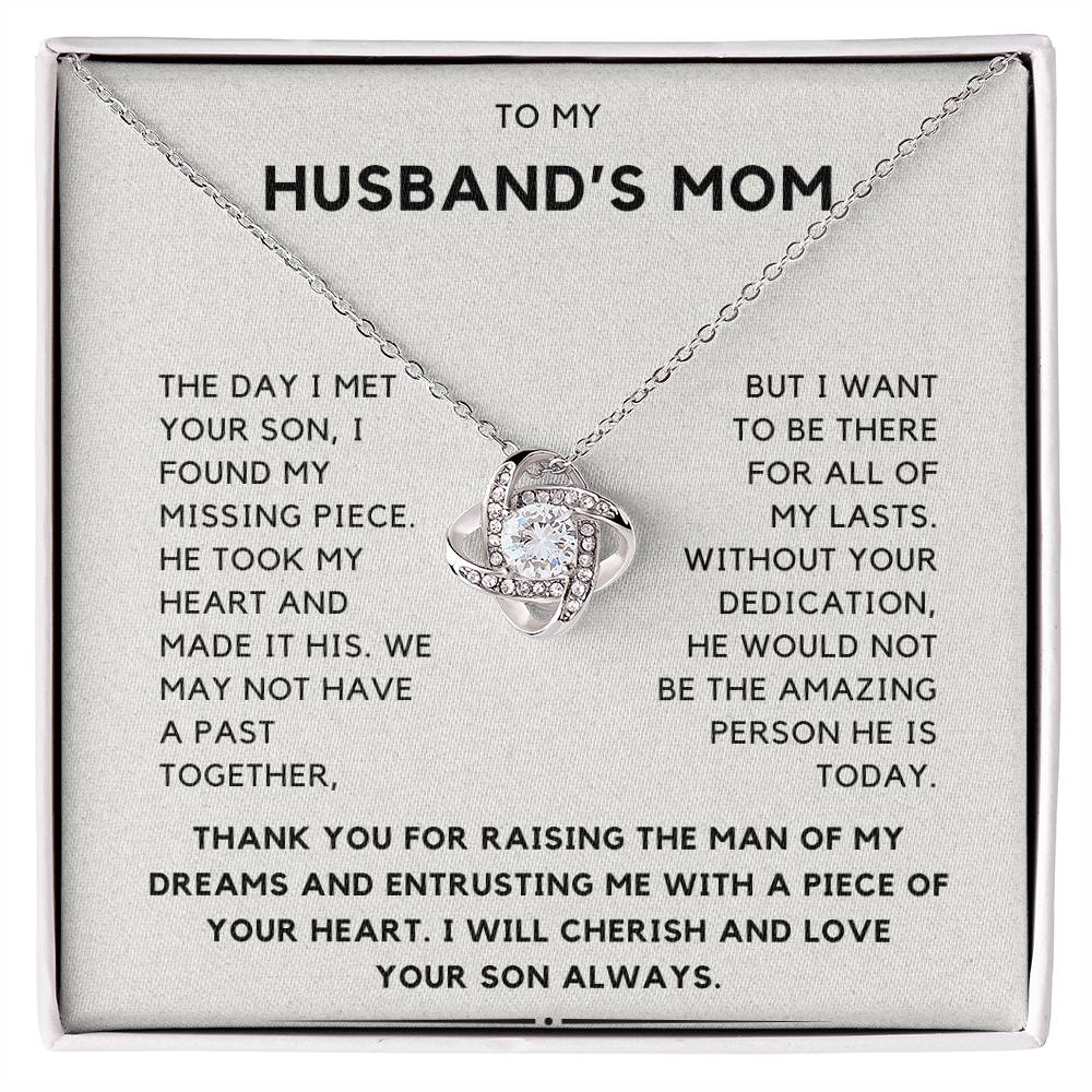 (New Arrival) To My Husband's Mom - Without Your Dedication He Wouldn't An Amazing Person - Necklace