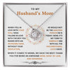 To My Husband's Mom - Thank You for Being An Awesome Mom and Grandma - Necklace