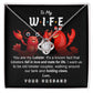 Wife-Old Lobster Couples-Loveknot Necklace