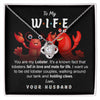 Wife-Old Lobster Couples-Loveknot Necklace