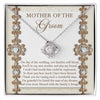 Mom Of Groom-New Mother-Loveknot Necklace