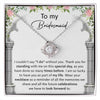 Bridesmaid-Standing With Me-Loveknot Necklace