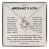 To My Husband's Mom-Loveknot Necklace- I Have Found A Mom In You