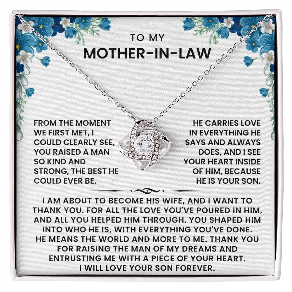Wedding, Anniversary Gift for Mother-In-Law from Daughter in Law- Necklace