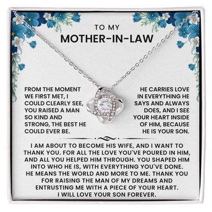 Wedding, Anniversary Gift for Mother-In-Law from Daughter in Law- Necklace