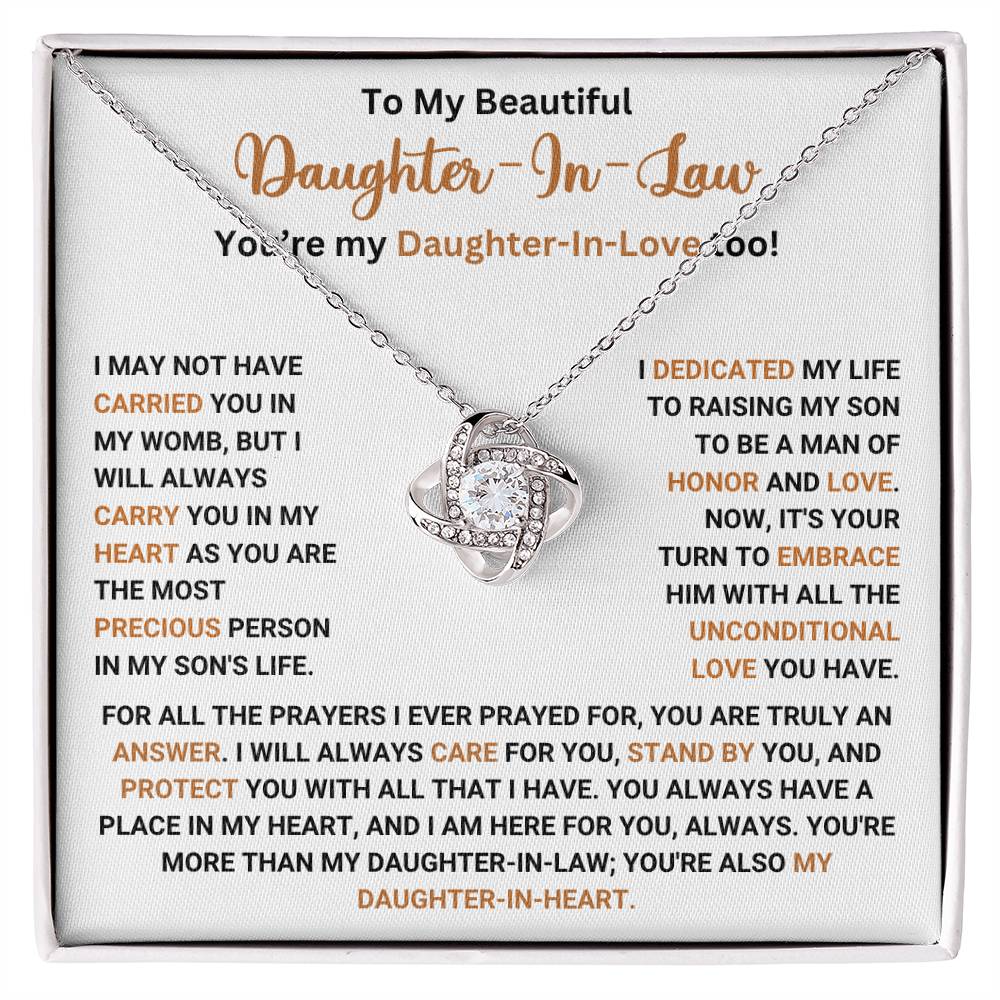 To My Daughter In Law - Gift Set Lux324