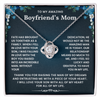 To My Amazing Boyfriend's Mom - I Feel So Lucky and Grateful To Have You In My Life - Necklace