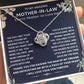 To My Mother In Law - Thank You for Raising The Man of My Dreams - Necklace