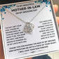 Wedding, Anniversary Gift for Mother-In-Law from Daughter in Law- Necklace Lux321