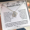 To My Husband's Mom- I Will Love Your Son Forever-Loveknot Necklace