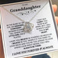 To My Granddaughter - I Will Always Carry You In My Heart - Necklace