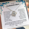 To My Husband's Mom- Loveknot Necklace-All My Lasts To Be With Him