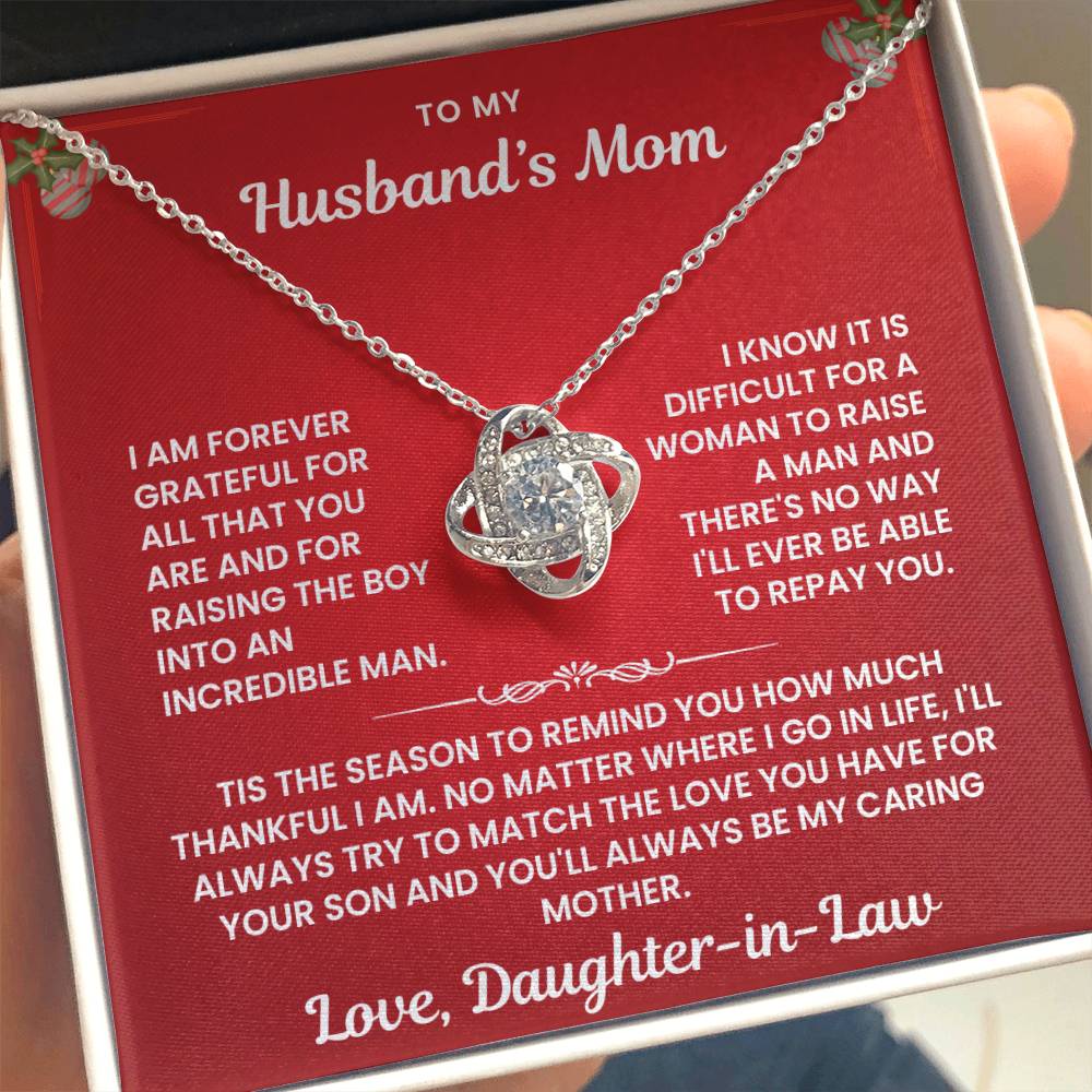 To My Husband's Mom - You Will Always Be My Caring Mother - Necklace