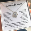 To My Husband's Mom-Loveknot Necklace-I Can Promise To Love You