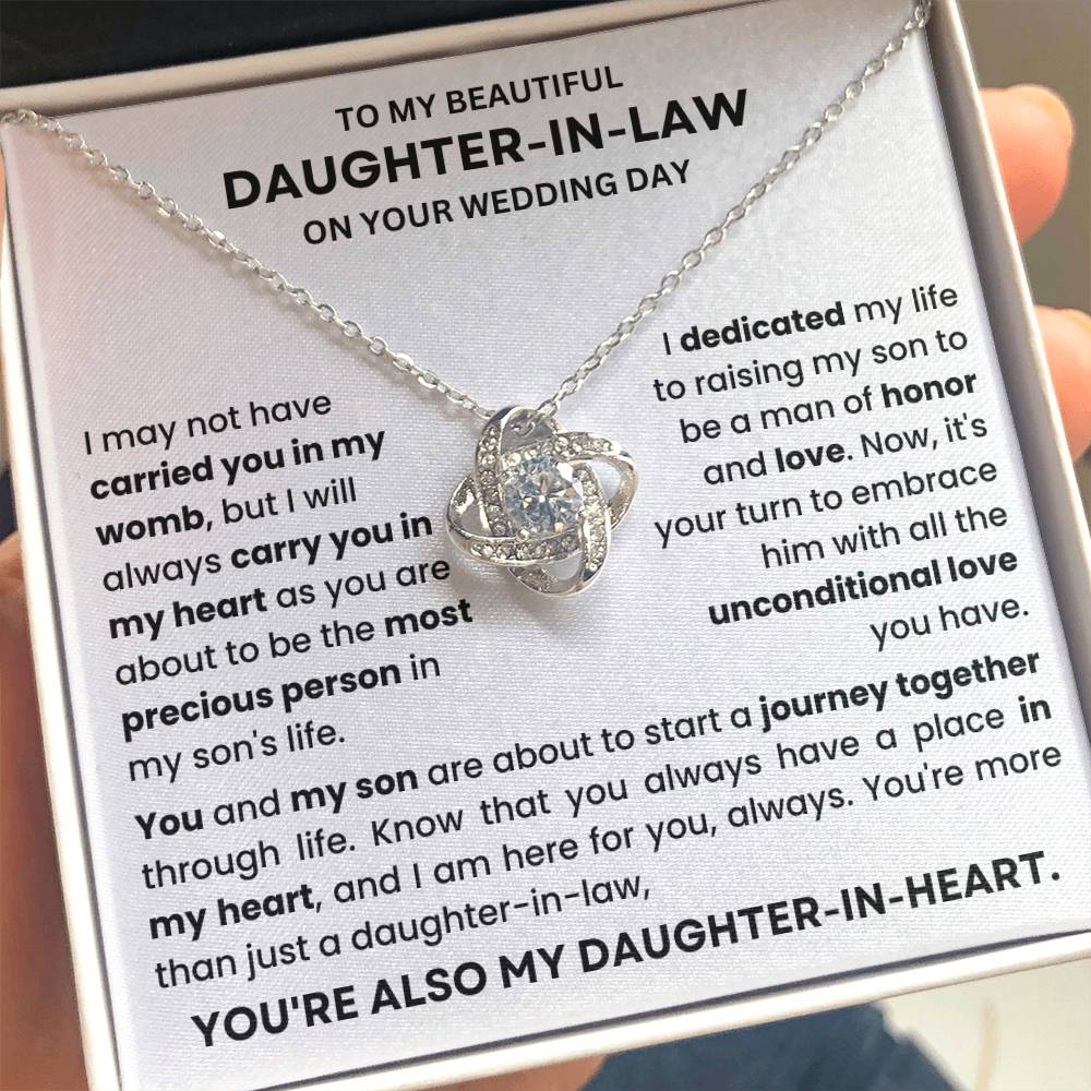 Wedding, Anniversary Gift for Daughter-In-Law from Mother in Law- Necklace Lux212