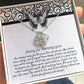 Sorry For Hurting You- Loveknot Necklace For Her