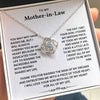 To My Mother in law - Thank You For Raising The Man of My Dreams - Necklace