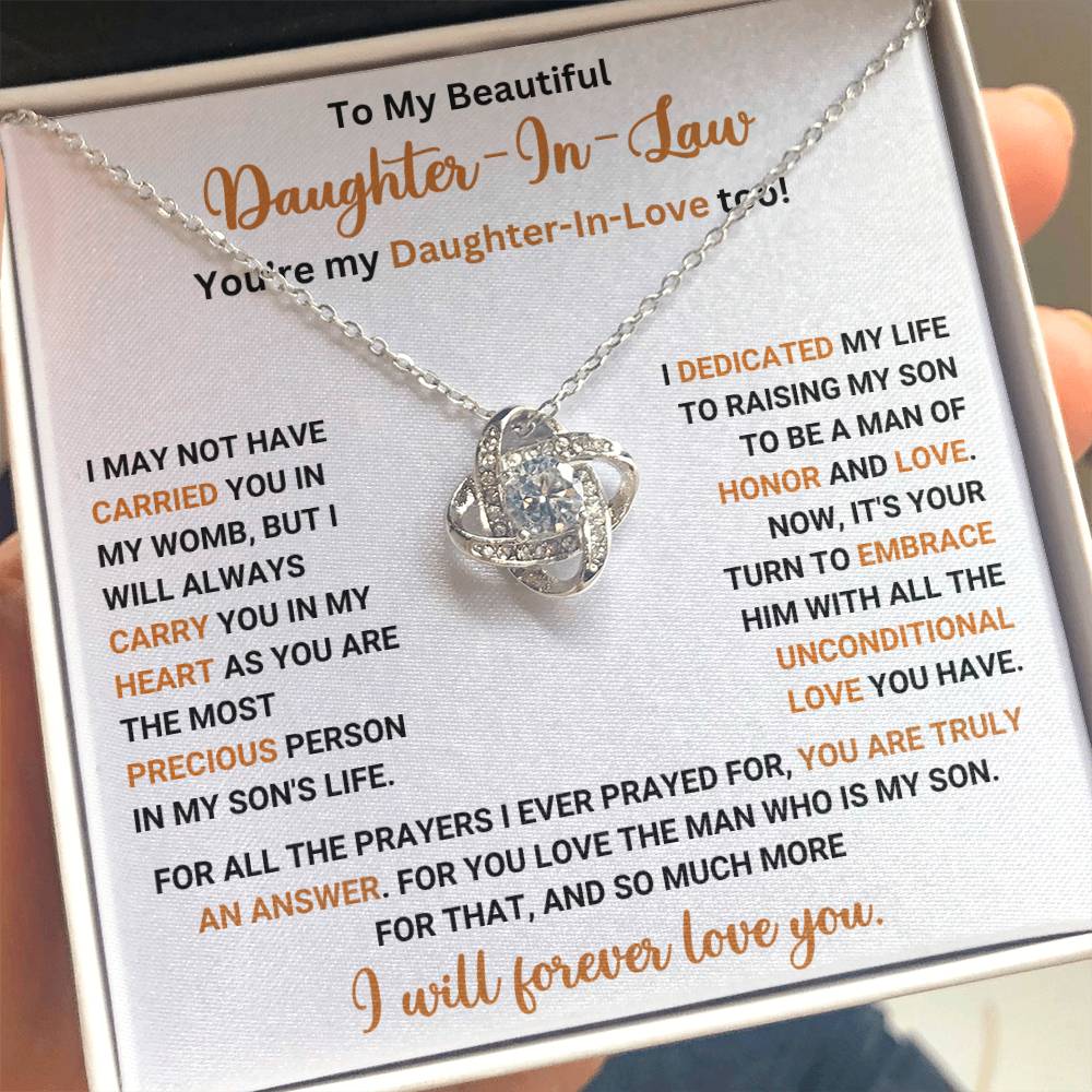 To My Daughter In Law - Gift Set Lux322