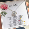 To My Babe- Loveknot Necklace -I Owe You A Big Apology