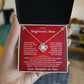 To My Boyfriend's Mom-Loveknot Necklace-I Was A Little Late