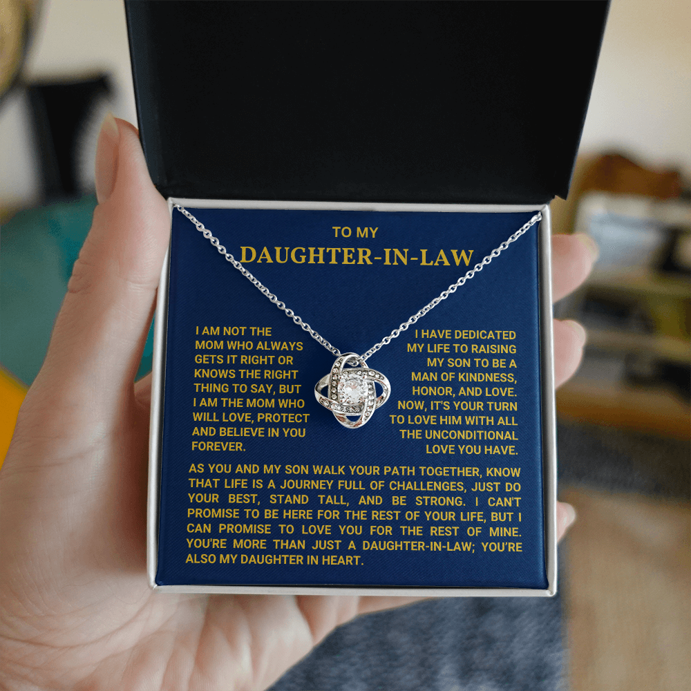 To My Daughter In Law - You Are My Daughter In Heart - Necklace