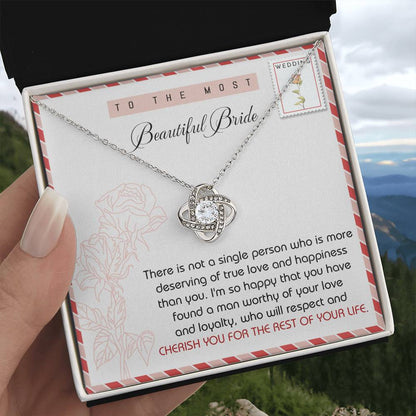 Bride-Of Your Life-Loveknot Necklace