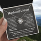 To My Husband's Mom-Loveknot Necklace-The Man Of My Dreams