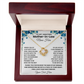Personalized To My Husband's Mom- Loveknot Necklace Gift Set