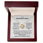 To My Boyfriensd's Mom- Loveknot Necklace-Thank You For Sharing Your Son