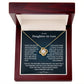 To My Daughter-In-Law- Loveknot Necklace-For All That Prayers