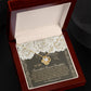 Bonus Daughter-Grow Old Together-Loveknot Necklace