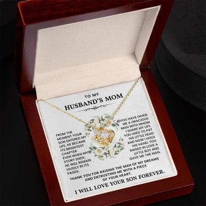(New Arrival) To My Husband Mom - Thank You for Raising The Man of My Dreams - Necklace