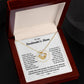 To My Soulmate's Mom- Loveknot Necklace - All My Lasts To Be With Him