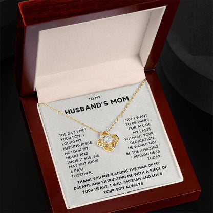 (New Arrival) To My Husband's Mom - Without Your Dedication He Wouldn't An Amazing Person - Necklace