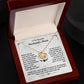 To My Beautiful Husband's Mum- Loveknot Necklace- Mother's Day Gift