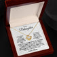 To My Day Daughter-Loveknot Necklace-Not Even Time Will Ever Change That