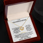 To My Granddaughter - I Will Always Carry You In My Heart - Necklace