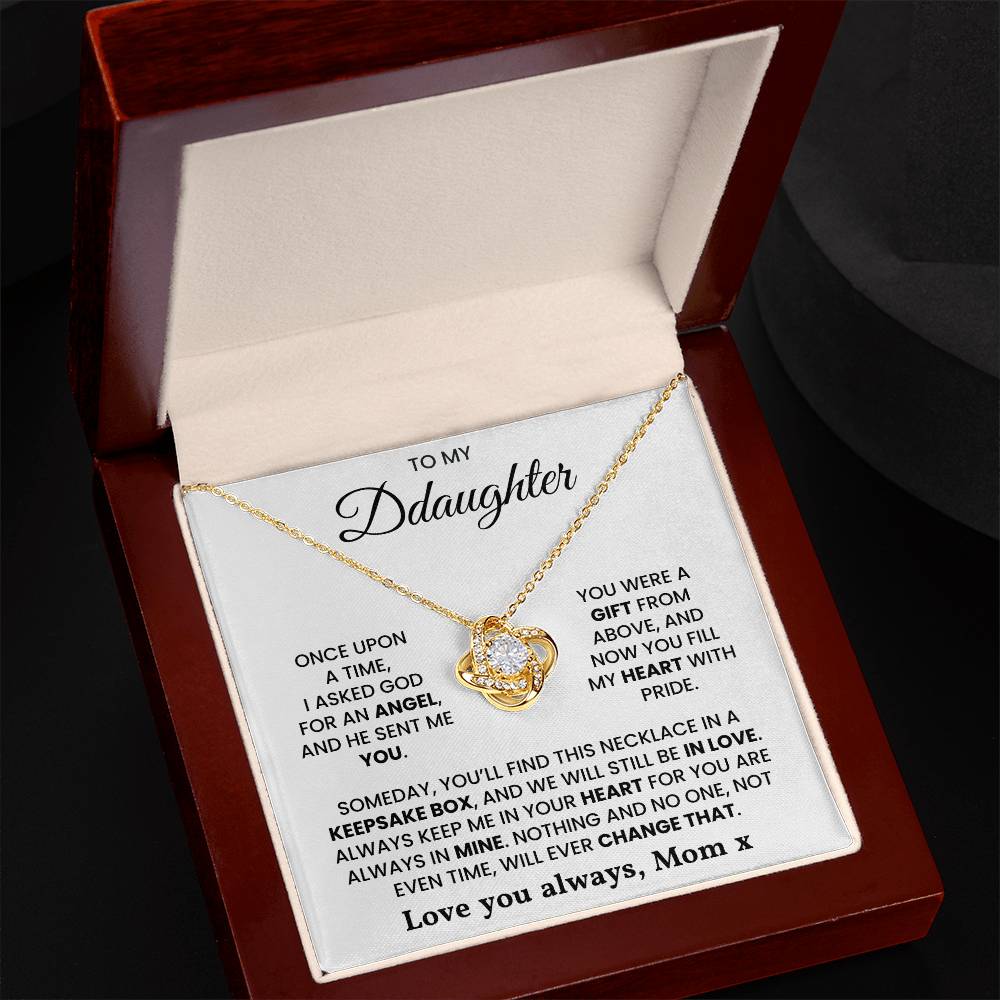 To My Daughter - You Were A Gift From Above - Necklace