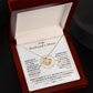 To My Husband's Mum- Loveknot Necklace- Thank You For Being An Incredible Mum