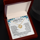 Personalized To My Husband's Mom- Loveknot Necklace Gift Set