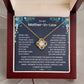 To My Mother-in-Law - Thank You for Raising the Man of My Dreams - Necklace Gift Set 341