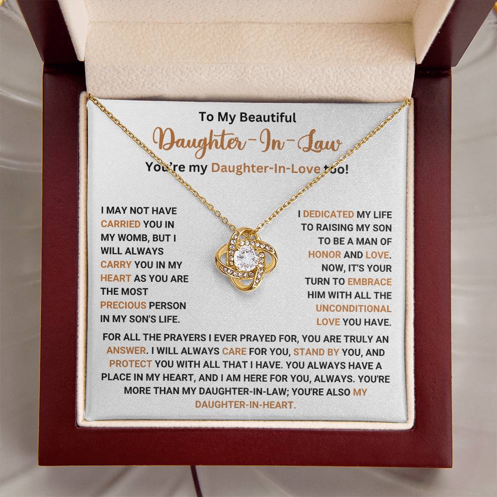 To My Daughter In Law - Gift Set Lux324