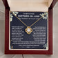 To My Future Mother In Love - Thank You for Raising The Man of My Dreams - Necklace