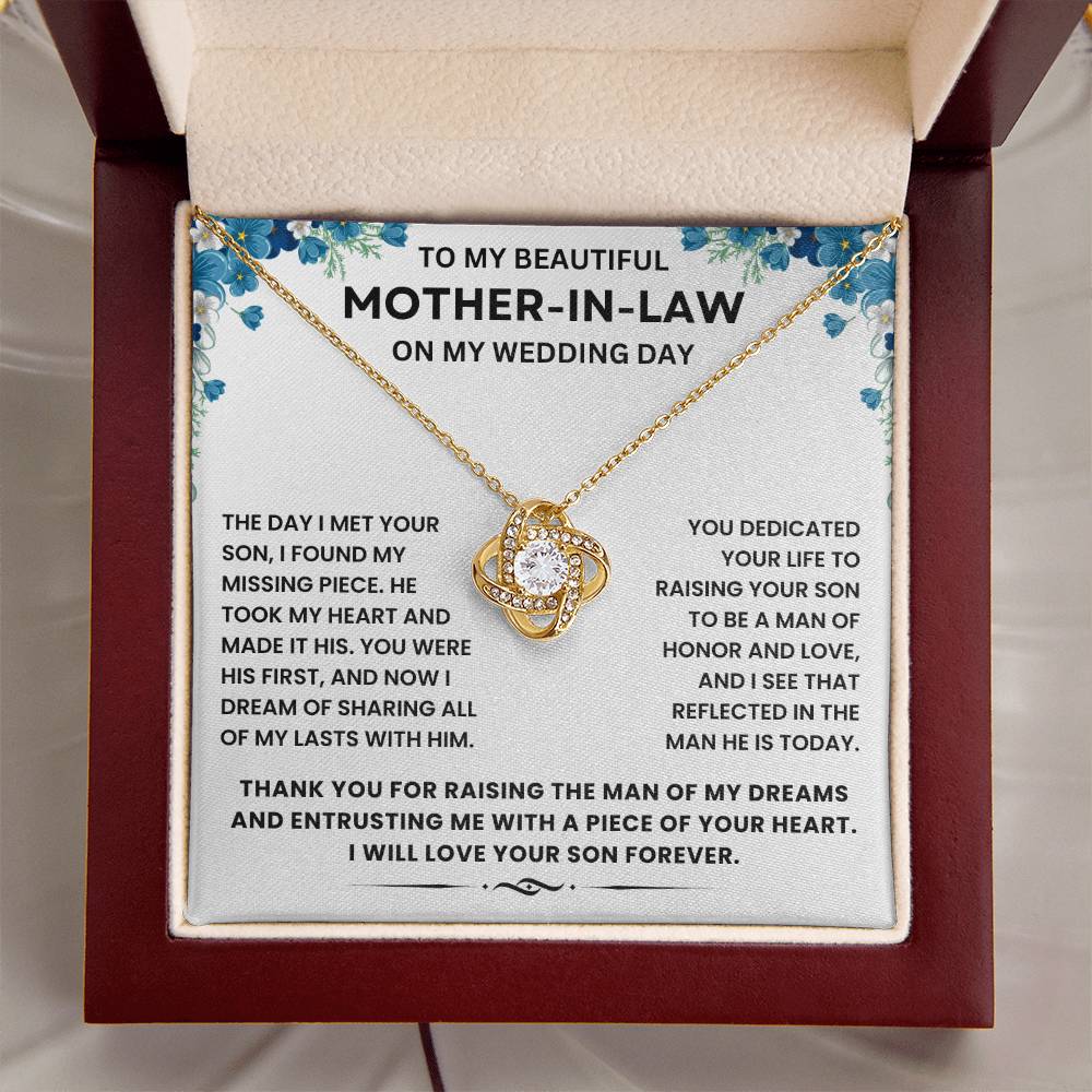 Wedding, Anniversary Gift for Mother-In-Law from Daughter in Law- Necklace Lux321