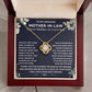 To My Mother In Law - Thank You for Raising The Man of My Dreams - Necklace